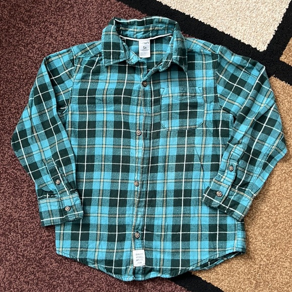 Carter’s - Boys Button Up Shirt - Size 5T - Picture 1 of 4